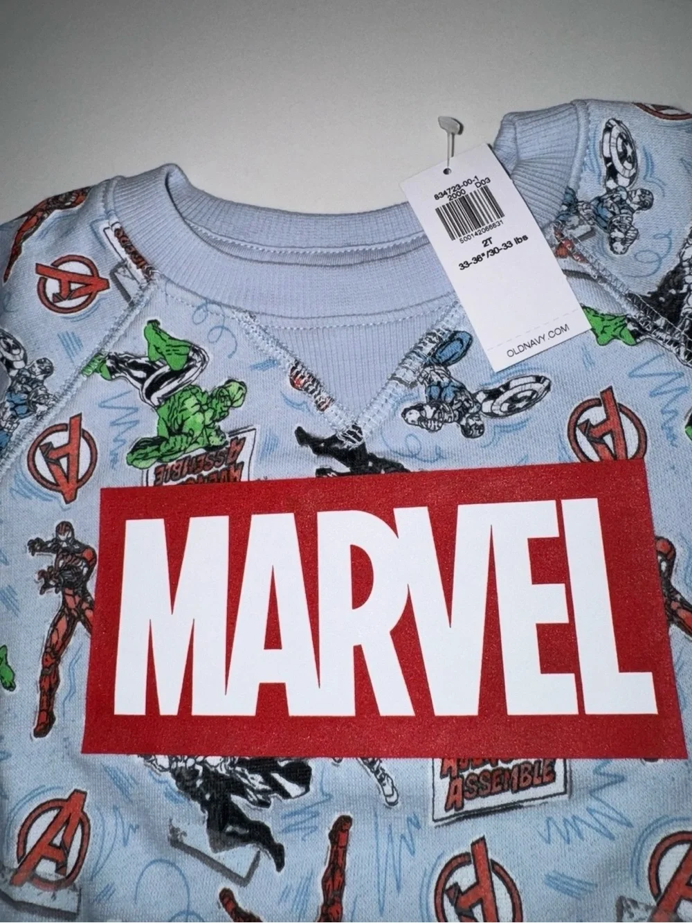 Marvel Avengers Kids’ Superhero Sweatshirt Bundle 2T